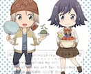 デフォルメキャラクター（2〜3頭身）を制作致します 商用可◆キャラクターで目を引くweb画面や印刷物に！ イメージ5
