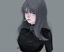 ダークでマットな世界観の素敵なイラスト描きます 他の人と一味も二味も違う素敵なアイコンでSNS映えさせよう！ イメージ7