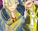 SNSアイコン用の美男子、美女、美しい絵描きます アイコン作成。あなたの描いた簡単なラフからアイコン書きます。 イメージ3