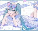 ご希望に合わせたイラストお描きします 動画用サムネ・キャラデザ・グッズ・Live2D用イラストなど イメージ3
