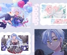 かわいい立ち絵・一枚絵イラスト描きます キービジュアルや歌ってみた、漫画も対応可能！ イメージ9