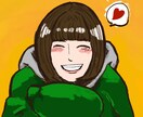 暖かくてカラフルな似顔絵作成します SNSアイコンや、記念日、自分へのプレゼントにおすすめ！ イメージ2