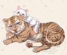 あなたにピッタリな動物イラスト描きます あなたを動物化しちゃったり、おうちの動物の似顔絵を制作！ イメージ6
