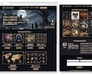 維持費0円の頑丈なHP作ります AIアセット特典付！ゲーム開発者がおしゃれなサイトを構築 イメージ5