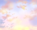 ゆめかわいいあなたの空の背景描きます 空想上でもOK！あなたの空の背景描きます！ イメージ5