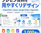 プレゼン資料を見やすくリデザインします ”美しさ”よりも”見やすさ・わかりやすさ”を。最安で。 イメージ1