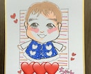 記念日などに♪可愛い似顔絵作成いたします ファミリー、カップル、お友達同士におすすめです⭐︎ イメージ3