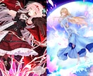 キラキラで最高に綺麗なキャラクターイラスト描きます 商用利用OK！印象に残る高クオリティイラスト制作します イメージ2