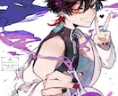 格好良いイラスト描きます ご希望に沿って丁寧に対応します！ イメージ2