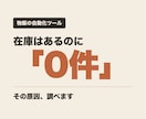 在庫が0件に？物販の自動化ツールを調べます 動いているのに数字がおかしい。その原因を見つけます イメージ1