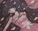 アンニュイで儚い、おしゃれなイラスト描きます 心に響く、少しアンニュイでエモいイラストを制作します イメージ1