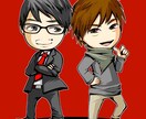 可愛いorかっこいいデフォルメイラスト描きます アイコンや告知画像等にぴったりです イメージ5