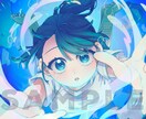 歌ってみた/配信/動画用サムネイラスト制作します 雰囲気を寄せつつも、あなたらしさをプラスしたイラスト‼️ イメージ3
