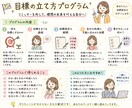目標の立て方をお伝えします 「できそうな目標」から卒業し、「本当に叶えたい未来」へ イメージ1