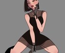 商用OK✅サムネ・アイコン・ヘッダーなど描きます 活動者様大歓迎❣️綺麗/クール/オシャレな女の子お描きします イメージ9