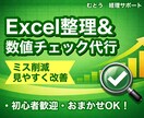Excelデータ整理・数値チェックを代行します 経理経験者がExcelデータ整理・数値チェックを代行します イメージ1