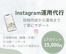 Instagram運用を丁寧にサポートします あなたの「伝えたい」を、丁寧にカタチに イメージ1