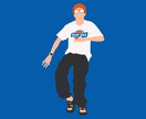 シルエットイラスト描きます 好きなカラーでおしゃれに！お写真参考に仕上げます！ イメージ1