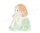 ゆるふわ×淡色│雰囲気のアイコンを制作します あなただけの”ふんわり可愛い”アイコンをお描きします♪ イメージ3