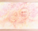 原画納品！手描き似顔絵で特別な贈り物を作成します キャンバスボードに絵の具と色鉛筆にてお描きいたします！ イメージ4