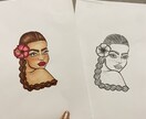 あなただけのオリジナルイラスト・ロゴ作成します AIでは表現できない、手描き感が好きな方におすすめ♡ イメージ1