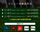 三つ折り・折りリーフレット制作します 「何を載せればいい？」から丁寧にサポートします イメージ4