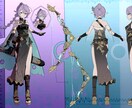 多様な色彩と躍動感のあるイラストを制作します 立ち絵の作成、キャラクターデザインはお任せください。 イメージ3