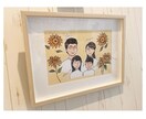 ご家族の似顔絵お描きします 【4名様用】大切なかぞくの素敵な似顔絵かざりませんか イメージ3