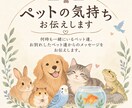 大切なペットからのメッセージお伝えします 霊感タロットと霊視で、ペットからのメッセージをお伝えします！ イメージ1