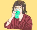 SNSにも！動画のサムネにも！1枚絵描きます SNSや動画でお使いいただきける1枚絵を描きます イメージ3