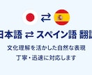 日本語⇄スペイン語の自然な翻訳します 文化理解を活かした丁寧で自然な翻訳を提供します イメージ1