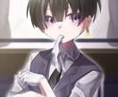ソシャゲ風の絵柄でSNSのアイコンを描きます 髪の毛の塗りには人一倍こだわり、アイコンを目立たせます✨ イメージ3