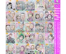そっくりでかわいい祖父母様似顔絵描いてます ☆プロ直筆水彩１点物☆1500円～☆デジタルやAIにはない趣 イメージ2