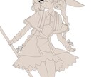 シンプルな女の子の立ち絵や1枚絵描きます いろいろな女の子を描きます！！ イメージ6