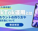 元TikTok社員が正しいSNS運用を教えます 企画構成、台本、撮影、編集まで一気通貫でご対応します イメージ5