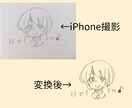 手書きの絵を、風合いそのままデジタルで納品します 最大5枚！着色、透明化もできます！ イメージ1