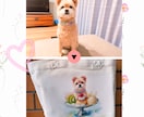 ペットの写真からうちのこトートバッグをつくりします 名前入りで世界に一つのトートバックをお届け イメージ7