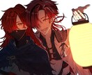 映画のワンシーンのようなイラストを描きます 動画のサムネイル、TRPGでの立ち絵、記念イラストなど! イメージ10
