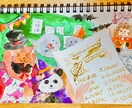 あたたかい水彩タッチのアナログイラストを描きます 手描きのぬくもりを大切に、ほっこりとした動物モチーフ描きます イメージ5