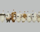 かわいいあの子で小さいぬいぐるみをつくります うちの子オーダー　ゆるゆるちいさいぬいぐるみ イメージ4