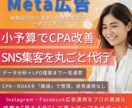 初めてでも安心のMeta広告運用代行します 小予算でCPA改善！SNS集客を丸ごと代行します！ イメージ2