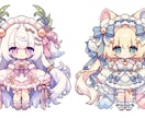 ちびキャラ集合！可愛いちびキャラを作成します 商用利用OK！かわいく、手軽に、あなただけのミニキャラを！ イメージ7