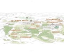 イラストマップ作成します 観光案内、物件案内にも使える地図など各種対応いたします イメージ3