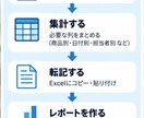 Excel・CSVの定型作業を自動化します 毎月の面倒な集計作業をシンプルに短縮 イメージ2