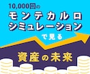 モンテカルロシミュレーションで資産成長を予測します 10,000回のシミュレーションで50年後までの未来を可視化 イメージ1