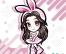 似顔絵をイイ感じにデフォルメキャラクターにします SNSアイコンや配信サムネに映えるイラストを作成します♪ イメージ6