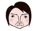 シンプルなカラー似顔絵をお描きします SNSのプロフィールアイコンに最適！名刺にもどうぞ。 イメージ2