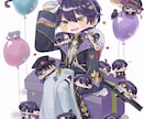 商用利用OK！歌みたサムネ,1枚絵など描きます ゆるふわに,可愛く仕上げます！SD等身いろいろ イメージ6