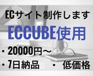 ECCUBEで高品質なECサイトを作成します 低価格でECサイトを作成したい方向け！ イメージ1