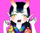 華やかでかわいい女の子、男の子のイラスト描きます SNSやグッズに◎明るく可愛いイラストを イメージ4